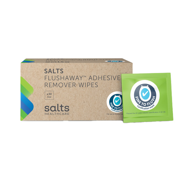  Adhesive Remover Wipes - flushable